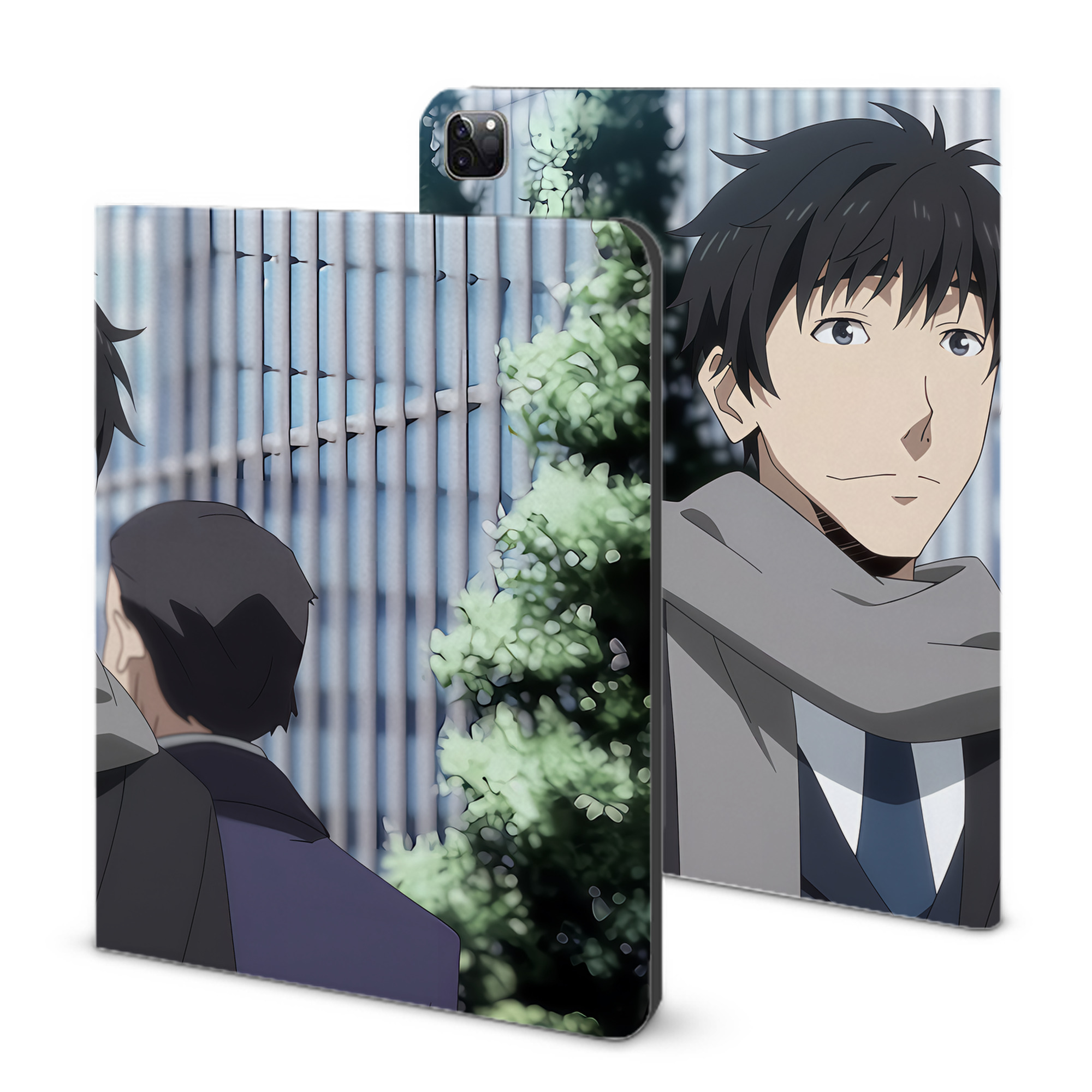 （画像用） 転スラ Regarding Reincarnated to Slime IPad ケース ブック型 PUレザー TPU 耐衝撃 軽量 薄型 ペン収納なし 全面保護 IPad 各モデル対応